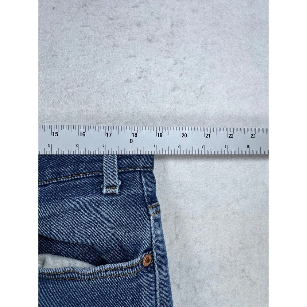 Vintage Levis 517 Orange Tab Jeans Mens 38x30 Blue Bootcut USA Made Distressed